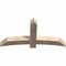 Ekena Millwork Bellingham Smooth Timber Gable Bracket, Douglas Fir, 60"W x 30"H x 5 1/2"D x 5 1/2"F, 12/12 Pitch GBW060X30X0606BEL00SDF - alternate 3